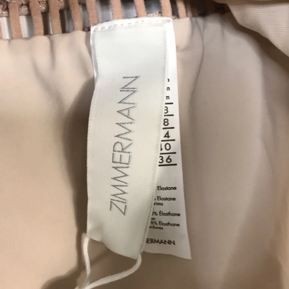 NWT ZIMMERMAN Bellitude snake-print one piece swimsuit - Picture 3 of 6